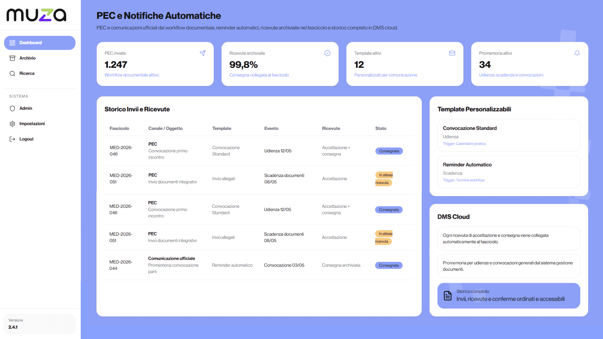 PEC e Notifiche Automatiche